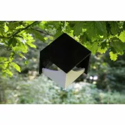 DOBAR Vogelfutterhaus, Holz, Schwarz, Für Wildvögel -Günstiges Tierbedarf Geschäft unnamed file 7000