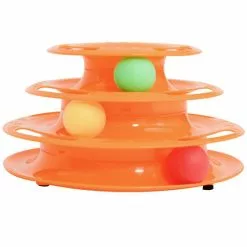 PawHut Katzen Spielturm, Orange