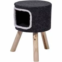 DOBAR Katzenhocker, BxHxL: 35 X 50 X 35 Cm, Grau