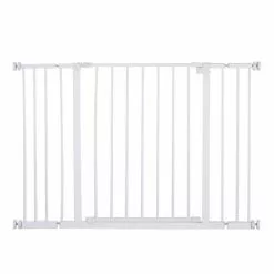 PawHut Türschutzgitter, Metall, Länge: 107 Cm