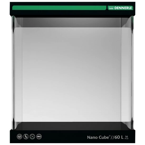 DENNERLE Aquarium, NanoCube, 60 L, Abdeckscheibe, Scaper's Back - Rückwandfolie Schwarz, Schaumstoffunterlage 3 DENNERLE Aquarium, NanoCube, 60 L, Abdeckscheibe, Scaper's Back - Rückwandfolie Schwarz, Schaumstoffunterlage