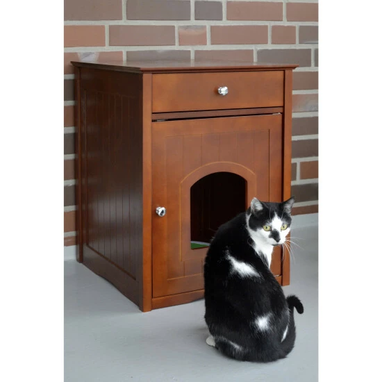 DOBAR Katzenschrank »Mohrle«, BxHxL: 48 X 63 X 48 Cm, Braun 8 DOBAR Katzenschrank »Mohrle«, BxHxL: 48 X 63 X 48 Cm, Braun – Bild 6