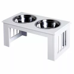 PawHut Futternapf, Edelstahl, Länge: 58,4 Cm