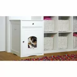 DOBAR Katzenschrank »Mohrle«, BxHxL: 48 X 63 X 48 Cm, Weiß -Günstiges Tierbedarf Geschäft unnamed file 7043