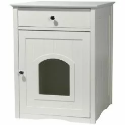 DOBAR Katzenschrank »Mohrle«, BxHxL: 48 X 63 X 48 Cm, Weiß -Günstiges Tierbedarf Geschäft unnamed file 7044