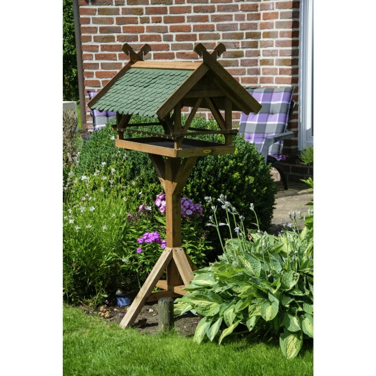 DOBAR Vogelhaus »Westfalen«, BxHxT: 78 X 148 X 62 Cm, Holz/Bitumen, Braun/grün 5 DOBAR Vogelhaus »Westfalen«, BxHxT: 78 X 148 X 62 Cm, Holz/Bitumen, Braun/grün – Bild 3