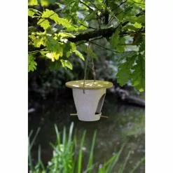 DOBAR Vogelfutterspender, Bambus/Pflanzenfasern, Beige -Günstiges Tierbedarf Geschäft unnamed file 7088