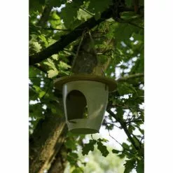 DOBAR Vogelfutterspender, Bambus/Pflanzenfasern, Beige -Günstiges Tierbedarf Geschäft unnamed file 7089