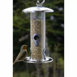 DOBAR Vogelfuttersäule, Acrylglas/Metall, Silberfarben 9 DOBAR Vogelfuttersäule, Acrylglas/Metall, Silberfarben -Günstiges Tierbedarf Geschäft unnamed file 7094