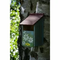 DOBAR Nistkasten »Halbhöhle«, BxHxT: 15 X 28 X 14,5 Cm, Holz, Schrägdach -Günstiges Tierbedarf Geschäft unnamed file 7097