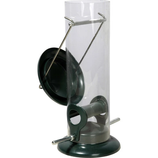 DOBAR Vogelfuttersäule, Kunststoff/Metall, Grün 5 DOBAR Vogelfuttersäule, Kunststoff/Metall, Grün – Bild 3