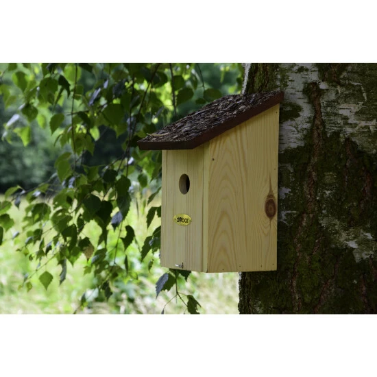 DOBAR Nistkasten, BxHxL: 16,5 X 27 X 14,5 Cm, Holz, Braun 4 DOBAR Nistkasten, BxHxL: 16,5 X 27 X 14,5 Cm, Holz, Braun – Bild 2