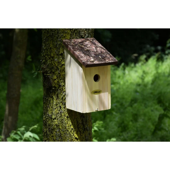 DOBAR Nistkasten, BxHxL: 16,5 X 27 X 14,5 Cm, Holz, Braun 5 DOBAR Nistkasten, BxHxL: 16,5 X 27 X 14,5 Cm, Holz, Braun – Bild 3