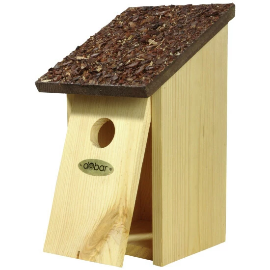 DOBAR Nistkasten, BxHxL: 16,5 X 27 X 14,5 Cm, Holz, Braun 6 DOBAR Nistkasten, BxHxL: 16,5 X 27 X 14,5 Cm, Holz, Braun – Bild 4