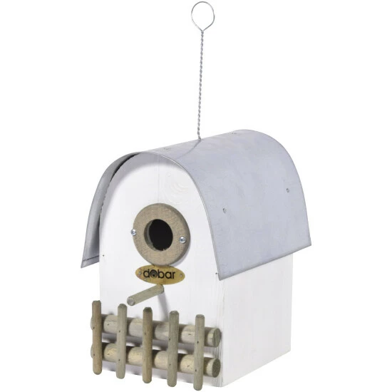 DOBAR Nistkasten, BxHxT: 20 X 22 X 14 Cm, Holz, Runddach 3 DOBAR Nistkasten, BxHxT: 20 X 22 X 14 Cm, Holz, Runddach