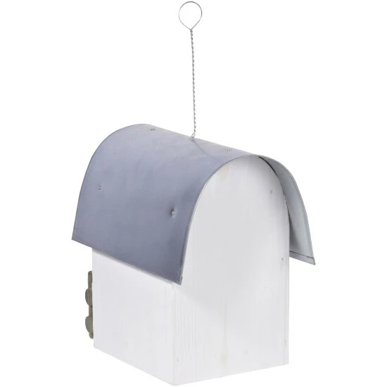 DOBAR Nistkasten, BxHxT: 20 X 22 X 14 Cm, Holz, Runddach 6 DOBAR Nistkasten, BxHxT: 20 X 22 X 14 Cm, Holz, Runddach – Bild 4