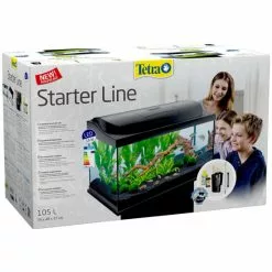 Tetra StarterLine LED Aquarium Schwarz 105L