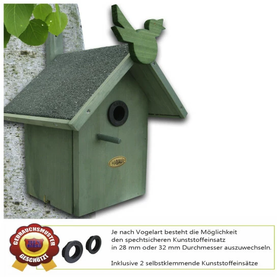 HABAU Nistkasten Mit Flugloch 3 HABAU Nistkasten Mit Flugloch