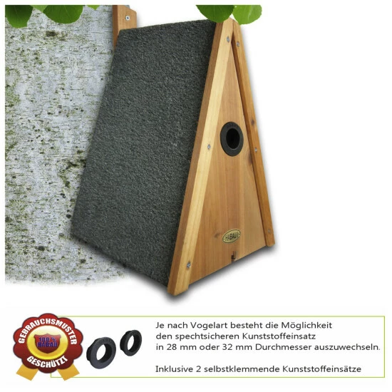 HABAU Nistkasten Mit Flugloch 3 HABAU Nistkasten Mit Flugloch