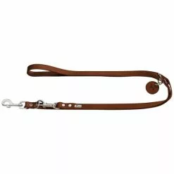 HUNTER Hundeleine, Verstellbar, 2,0/200 Cm, Leder, Cognac