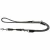 HUNTER Hundeleine, Freestyle Verstellbar, 1,0/200 Cm, Polyamid (PA) | Nylon | Leder, Grau