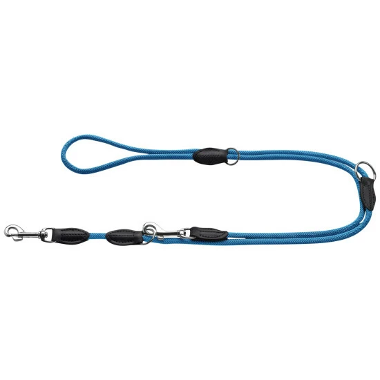 HUNTER Hundeleine, Freestyle Verstellbar, 0,8/200 Cm, Polyamid (PA) | Nylon | Leder, Petrol 3 HUNTER Hundeleine, Freestyle Verstellbar, 0,8/200 Cm, Polyamid (PA) | Nylon | Leder, Petrol