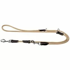 HUNTER Hundeleine, Freestyle Verstellbar, 1,0/ 200cm, Polyamid (PA) | Nylon, Beige
