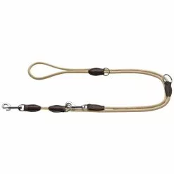 HUNTER Hundeleine, Freestyle Verstellbar, 0,8/ 200cm, Polyamid (PA) | Nylon, Beige