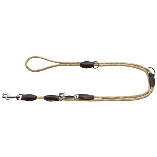 HUNTER Hundeleine, Freestyle Verstellbar, 0,8/ 200cm, Polyamid (PA) | Nylon, Beige 3 HUNTER Hundeleine, Freestyle Verstellbar, 0,8/ 200cm, Polyamid (PA) | Nylon, Beige
