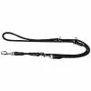 HUNTER Hundeleine, Freestyle Verstellbar, 1,0/200 Cm, Polyamid (PA) | Nylon | Leder, Schwarz
