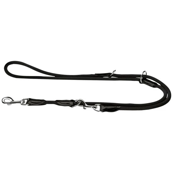 HUNTER Hundeleine, Freestyle Verstellbar, 1,0/200 Cm, Polyamid (PA) | Nylon | Leder, Schwarz 3 HUNTER Hundeleine, Freestyle Verstellbar, 1,0/200 Cm, Polyamid (PA) | Nylon | Leder, Schwarz