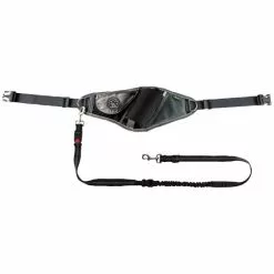 HUNTER Gürteltasche Mit Antiruckleine, Jasper, One Size, Kunststoff | Nylon, Grau | Schwarz