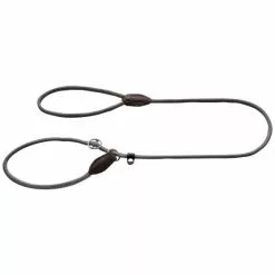 HUNTER Leine Mit Integrierter Halsung, Retriever-Leine Freestyle, 0,8/ 170m, Polyamid (PA) | Nylon, Grau