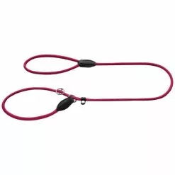 HUNTER Leine Mit Integrierter Halsung, Retriever-Leine Freestyle, 0,8/ 170cm, Polyamid (PA) | Nylon, Himbeerrot