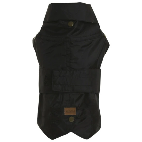 Amtra Hundemantel, Für Hunde, Schwarz, Mit Klettverschluss 3 Amtra Hundemantel, Für Hunde, Schwarz, Mit Klettverschluss