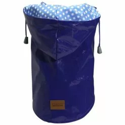 Amtra Regenmantel, Für Hunde, Blau, Mit Gummiband, Muster: Punkte