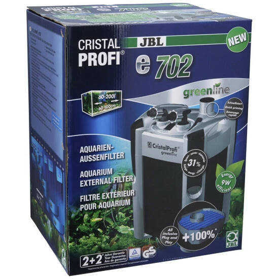 JBL Aquarienfilter »CRISTALPROFI®«, 9 W, Für Aquarien Bis: 200 L, Silberfarben/schwarz 4 JBL Aquarienfilter »CRISTALPROFI®«, 9 W, Für Aquarien Bis: 200 L, Silberfarben/schwarz – Bild 2