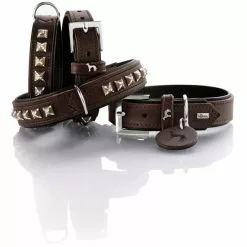 HUNTER Halsband, Gr. XS-S, Dunkelbraun/schwarz -Günstiges Tierbedarf Geschäft unnamed file 7650