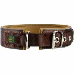 HUNTER Halsband, Gr. M-L, Braun/karamellbraun -Günstiges Tierbedarf Geschäft unnamed file 7673