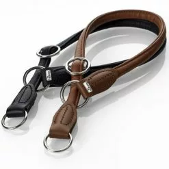 HUNTER Dressurhalsung »Round & Soft«, Gr. M-L, Braun -Günstiges Tierbedarf Geschäft unnamed file 8021
