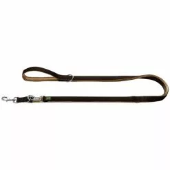 HUNTER Führleine, Gr. 200 Cm, Braun/karamellbraun