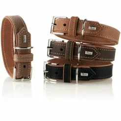 HUNTER Halsband, Gr. XS, Dunkelbraun/cognacfarben -Günstiges Tierbedarf Geschäft unnamed file 8149