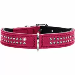 HUNTER Halsband, Gr. XXS-XS, Pink/schwarz -Günstiges Tierbedarf Geschäft unnamed file 8325