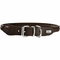 HUNTER Halsband »Round & Soft«, Gr. S-M, Dunkelbraun -Günstiges Tierbedarf Geschäft unnamed file 8351