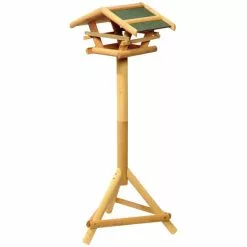 DOBAR Vogelhaus, Für Vögel, Kiefernholz/Bitumen, Natur/grün -Günstiges Tierbedarf Geschäft unnamed file 84