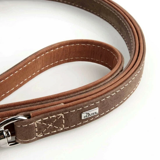 HUNTER Führleine, Gr. 200 Cm, Tabakbraun/cognacfarben 6 HUNTER Führleine, Gr. 200 Cm, Tabakbraun/cognacfarben – Bild 4