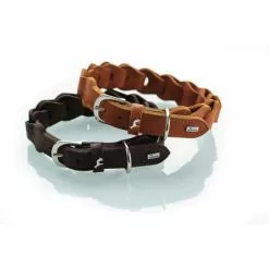 HUNTER Halsband, Gr. M, Cognacfarben -Günstiges Tierbedarf Geschäft unnamed file 8443