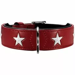 HUNTER Halsband »Macic Star«, Gr. S-M, Rot/schwarz -Günstiges Tierbedarf Geschäft unnamed file 8696