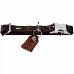 HUNTER Halsung, Gr. M, Dunkelbraun