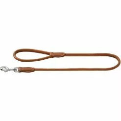HUNTER Führleine »Round & Soft«, Gr. 100 Cm, Cognacfarben